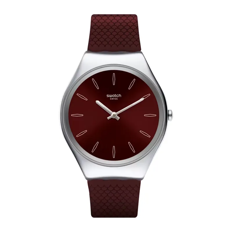 Orologio SKINBURGUNDY Solo tempo Donna Swatch Orologio SKINBURGUNDY Solo tempo Donna Swatch