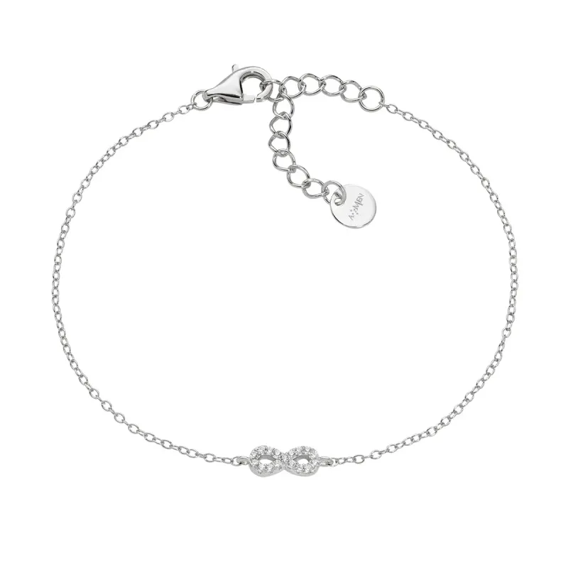 Bracciale Mini Infinito pavé Donna Amen