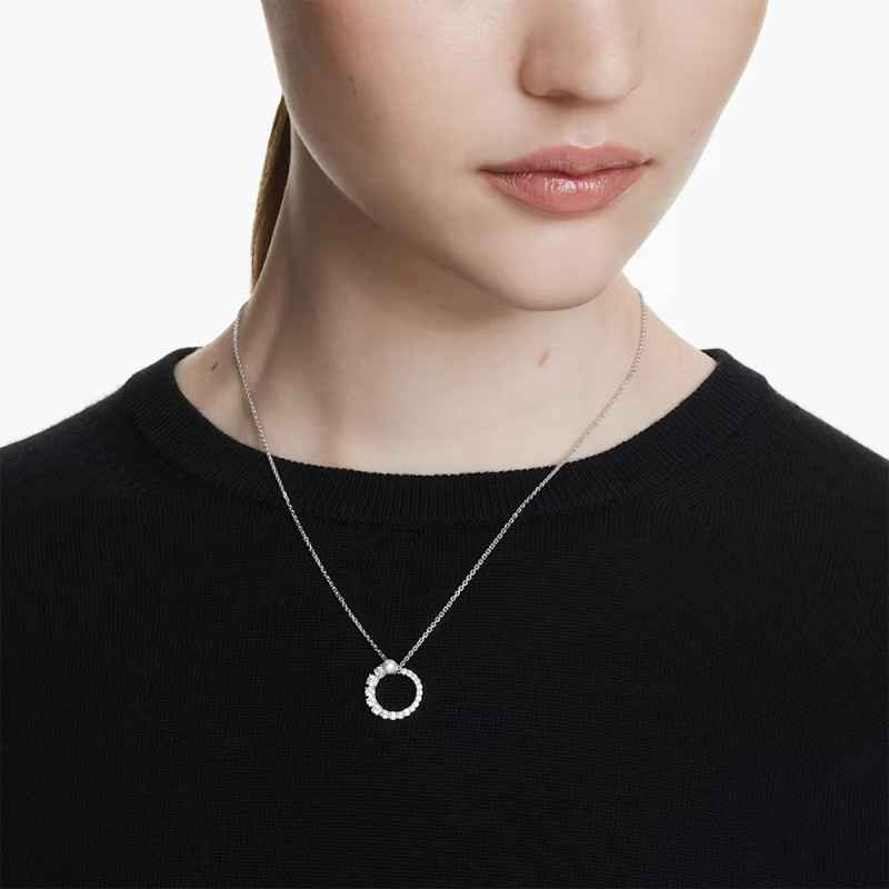 Collana MATRIX CRYSTAL PEARL RODIO Donna Swarovski Collana MATRIX CRYSTAL PEARL RODIO Donna Swarovski