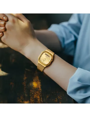 Orologio AQ-240EG-9AEF Vintage Analogico-Digitale Dorato Casio