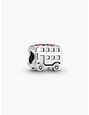 Charm Bus Londinese con Bandiera Donna Pandora