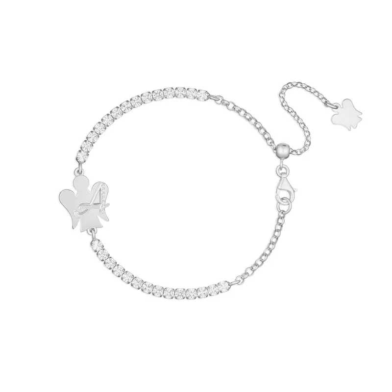 Bracciale Tennis con lettera A Donna Roberto Giannotti Bracciale Tennis con lettera A Donna Roberto Giannotti