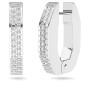 Orecchini A CERCHIO FORMA OTTAGONALE Swarovski Dextera