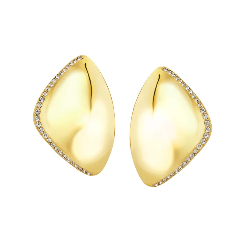 Orecchini dorati Retwist Donna Breil