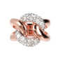 Anello A FASCIA CON ZIRCONI M12 Donna Bronzallure