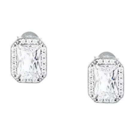 Orecchini a lobo bianchi Tesori Donna Morellato