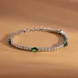 Bracciale Tennis Tesori Zirconi bianchi e verdi Donna Morellato Bracciale Tennis Tesori Zirconi bianchi e verdi Donna Morellato
