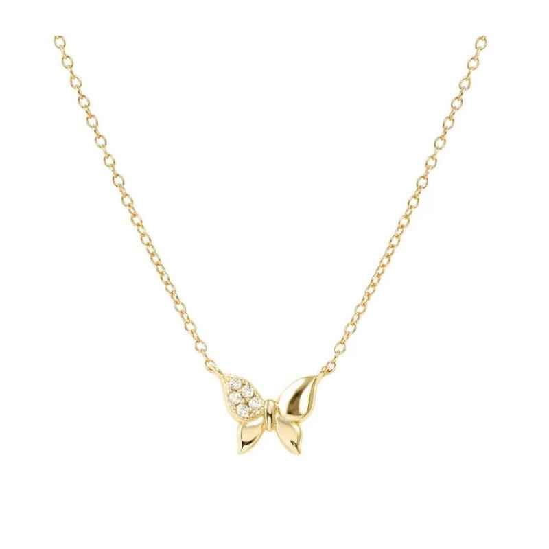Collana dorata Petit Sparkle Farfalla Donna Nomination