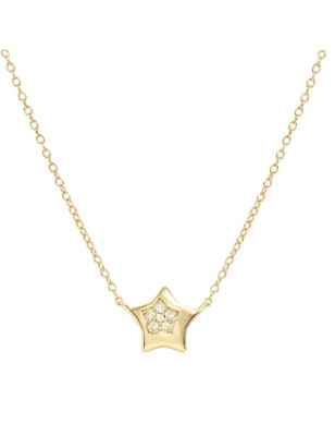 Collana dorata Petit Sparkle Stella Donna Nomination