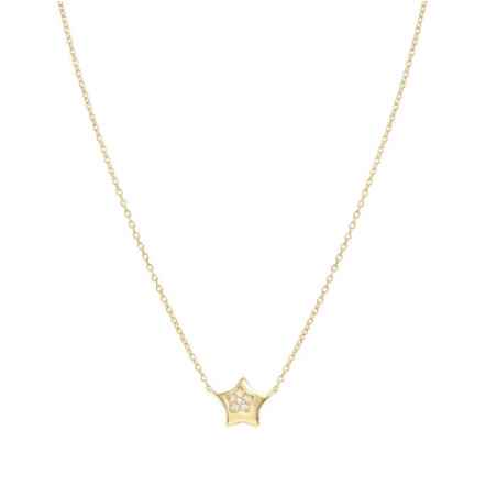 Collana dorata Petit Sparkle Stella Donna Nomination