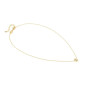 Collana dorata Petit Sparkle Stella Donna Nomination