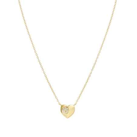 Collana dorata Petit Sparkle Cuore Donna Nomination