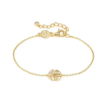 Bracciale dotato Petit Sparkle Quadrifoglio Donna Nomination
