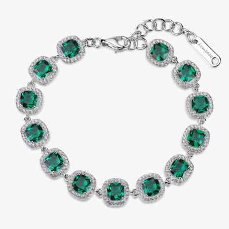 Bracciale Fancy cubic zirconia Life green Donna Brosway