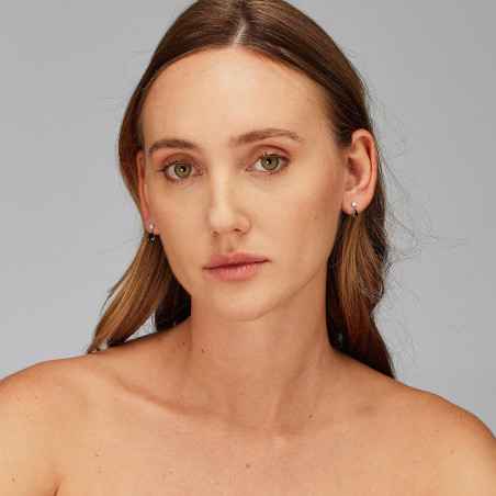 Orecchini pendenti Fancy cubic zirconia Mystery Black Donna Brosway