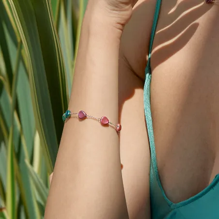 Bracciale Semino d'Amore Rainbow Tourmaline Rossoprezioso