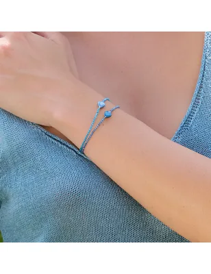 Bracciale Semino d'Amore Colors Glam Blue Donna Rossoprezioso