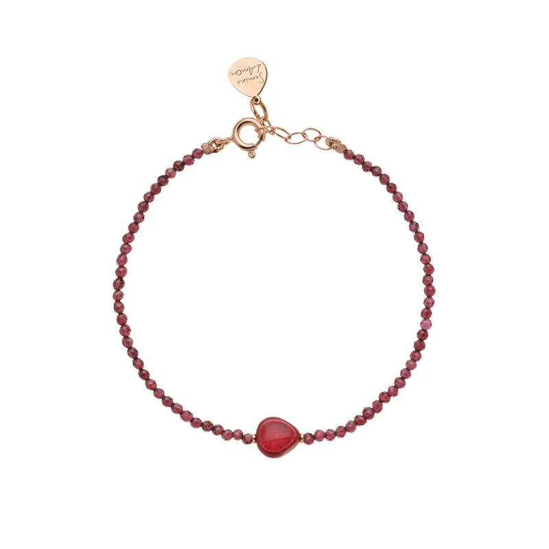 Bracciale Semino d'Amore Colors Melograno Donna Rossoprezioso