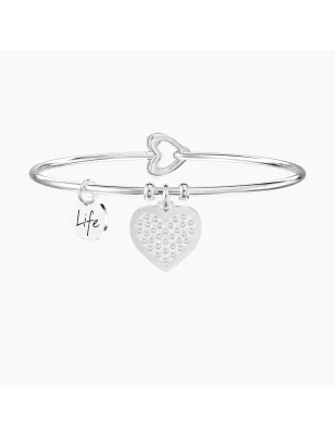 Bracciale rigido Cuore Famiglia Donna Kidult