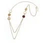 Collana lunga 2 file catena Caramelle Reverse Donna Aquaforte Collana lunga 2 file catena Caramelle Reverse Donna Aquaforte