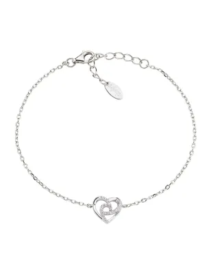 Bracciale "Cuore" in Argento con Zirconi Donna Amen