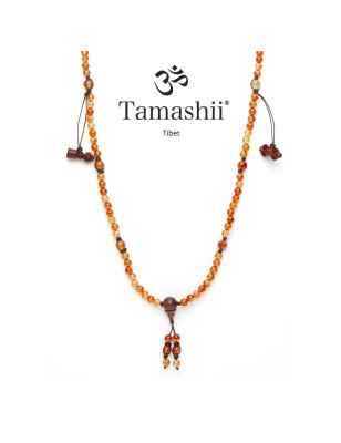 COLLANA CORNIOLA UOMO-DONNA TAMASHII MUDRA