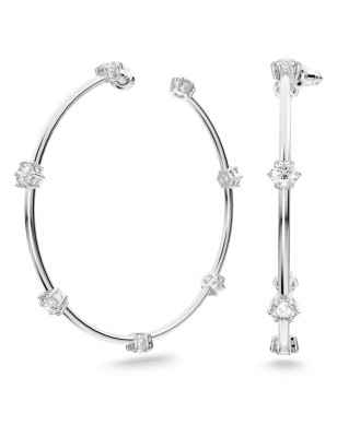 ORECCHINI CERCHIO CONSTELLA BIANCHI DONNA SWAROVSKI 