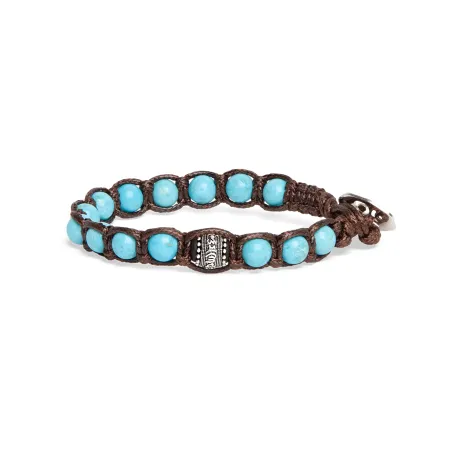 Bracciale BHS1106-7 Tamashii Turchese 6mm Tamashii