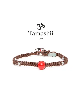 Bracciale Silver & Jade collection Agata rosso passione Tamashii