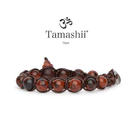 BRACCIALE GOLD SWAN OBSIDIAN UOMO-DONNA TAMASHII 1 GIRO