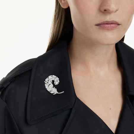 Spilla Idyllia Taglio misto Piuma Donna Swarovski