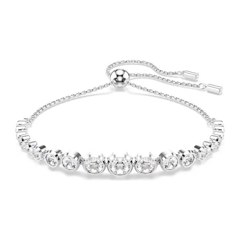 BRACCIALE TENNIS IMBER BIANCO RODIO DONNA SWAROVSKI BRACCIALE TENNIS IMBER BIANCO RODIO DONNA SWAROVSKI