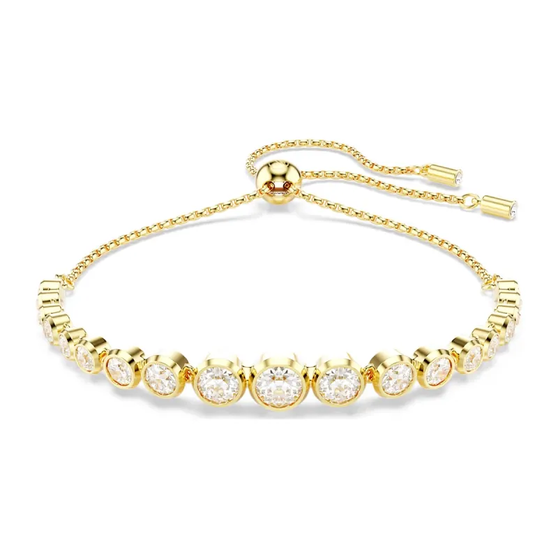 Bracciale TENNIS IMBER BIANCO DORATO Donna Swarovski Bracciale TENNIS IMBER BIANCO DORATO Donna Swarovski