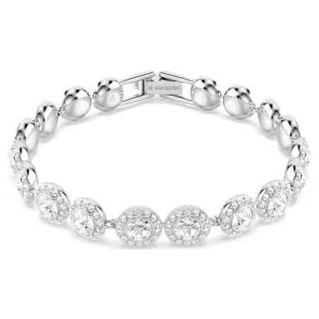 BRACCIALE TENNIS BIANCO UNA ANGELIC DONNA SWAROVSKI 