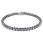 BRACCIALE MATRIX TENNIS PLACCATO RUTENIO MIS.S UOMO SWAROVSKI BRACCIALE MATRIX TENNIS PLACCATO RUTENIO MIS.S UOMO SWAROVSKI