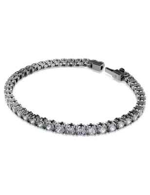 BRACCIALE MATRIX TENNIS PLACCATO RUTENIO MIS.S UOMO SWAROVSKI  - category_name - XDMG De Marchi Gianotti