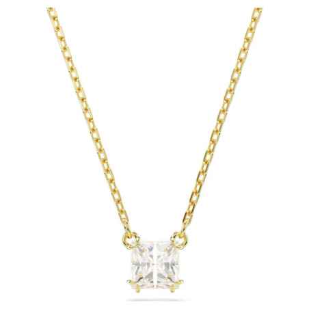 Collana PENDENTE STILLA TAGLIO SQUADRATO ORO Donna Swarovski