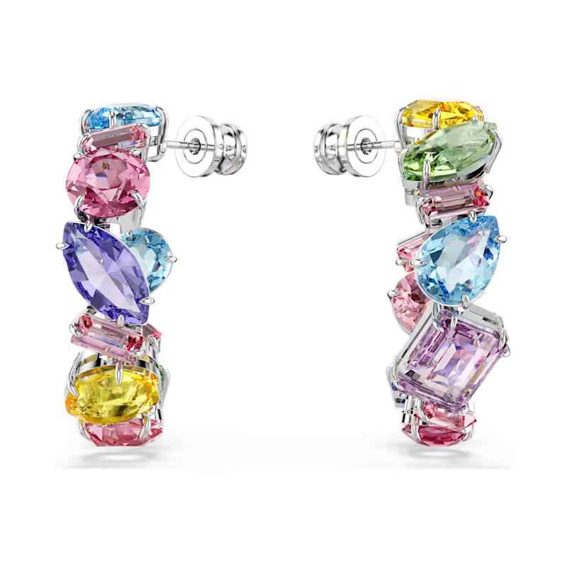 ORECCHINI A CERCHIO MULTICOLORE DONNA SWAROVSKI 