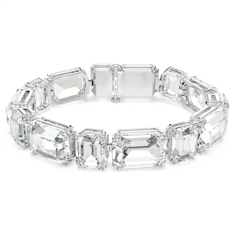 Bracciale TENNIS MILLENIA TAGLIO OTTAGONALE RODIO Donna Swarovski