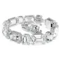 Bracciale TENNIS MILLENIA TAGLIO OTTAGONALE RODIO Donna Swarovski
