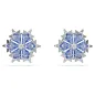 Orecchini a lobo Magic Fiocco di Neve Blu Donna Swarovski