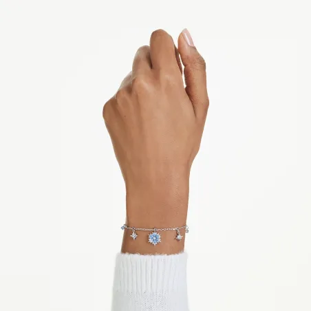 Bracciale Magic Fiocco Di Neve Blu Donna Swarovski