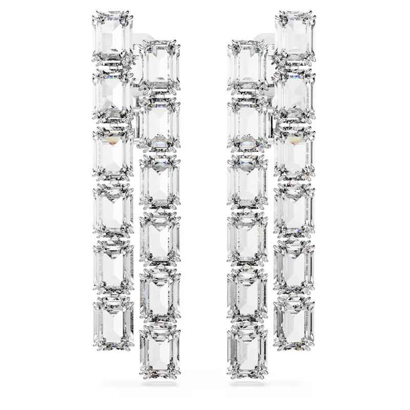 Orecchini A CLIP TAGLIO OTTAGONALE LUNGHI MILLENIA Donna Swarovski Orecchini A CLIP TAGLIO OTTAGONALE LUNGHI MILLENIA Donna Swarovski