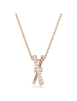 Collana HYPERBOLA TAGLIO MISTO TWIST ORO ROSA Donna Swarovski