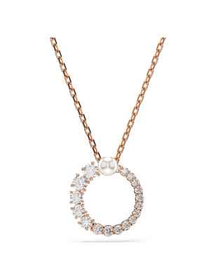 Collana MATRIX CRYSTAL PEARL ORO ROSA Donna Swarovski