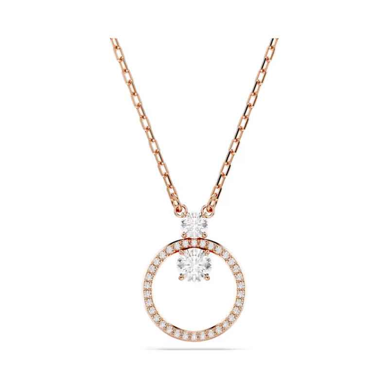 Collana CONSTELLA TAGLIO ROUND ORO ROSA Donna Swarovski
