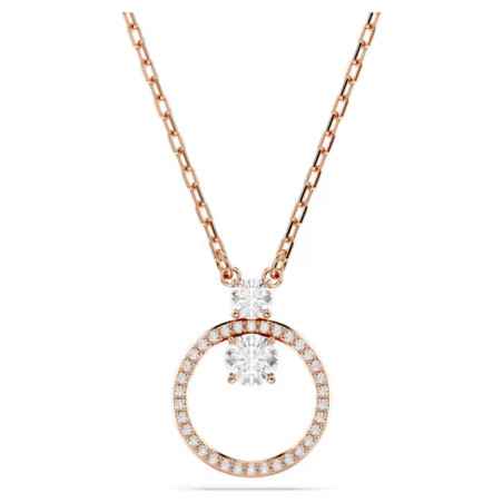 Collana CONSTELLA TAGLIO ROUND ORO ROSA Donna Swarovski