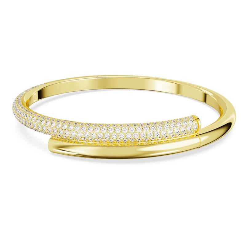 Bracciale RIGIDO DEXTERA PLACCATO COLOR ORO Donna Swarovski