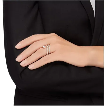 Anello Fresh placcato oro rosa mis.52 Donna Swarovski