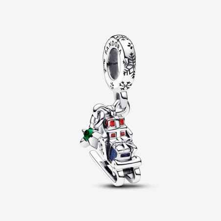 CHARM PENDENTE SLITTA DI NATALE 2023 DONNA PANDORA  792977C01 Pandora